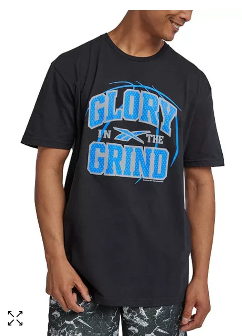 Reebok Men's Black Glory Grind Graphic T-Shirt | Reebok In Lebanon