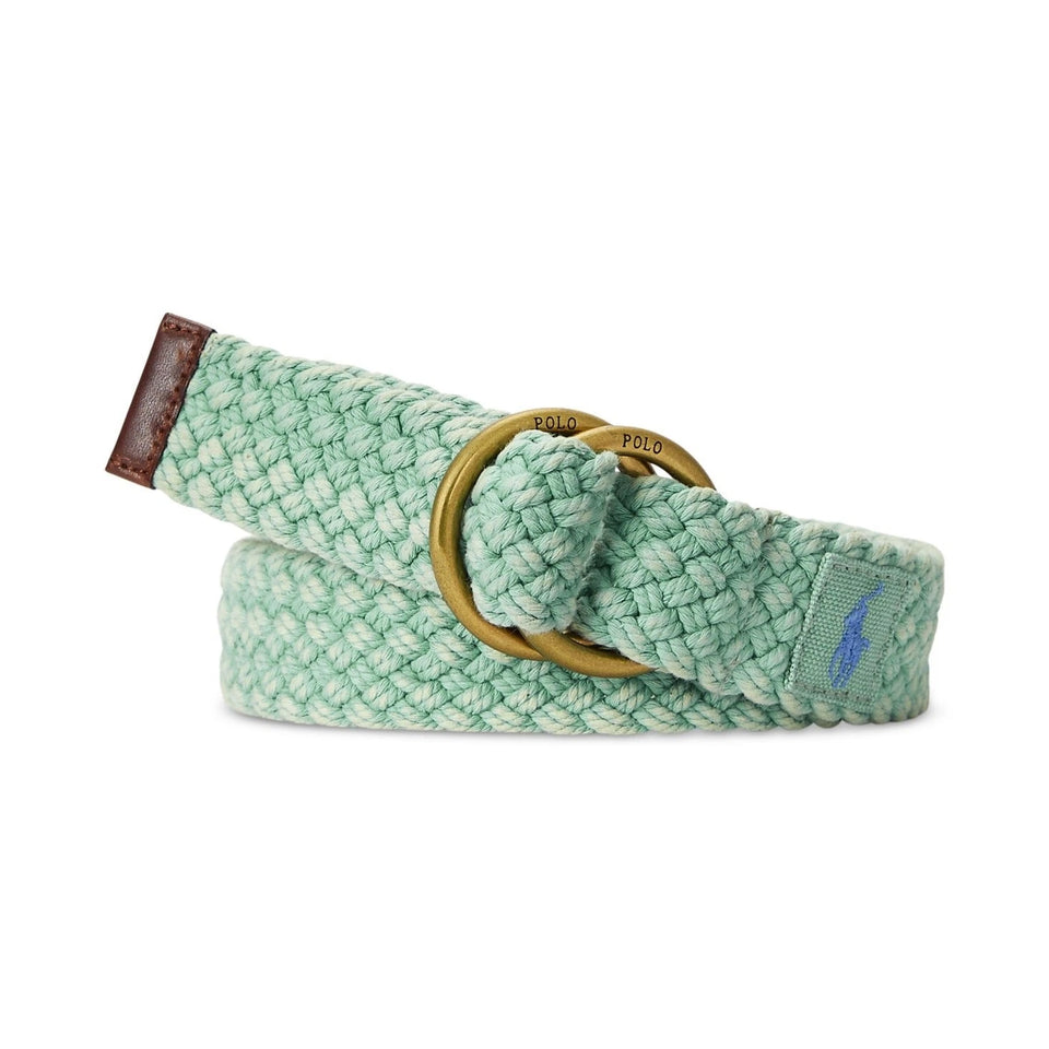 Polo Ralph Lauren Men's Faded Mint Braided Cotton Belt | Polo Ralph Lauren In Lebanon