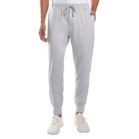 Kirkland Signature Men's Light Gray Active Jogger Moisture Wicking Fabric Sweatpants | Kirkland Signature In Lebanon