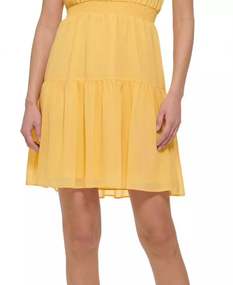 Vince Camuto Women's Yellow  Sleeveless Dress | Vince in Lebanon
