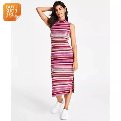 Calvin Klein Jeans Women's Striped Sleeveless Long Dress | Calvin Klein Jeans in Lebanon