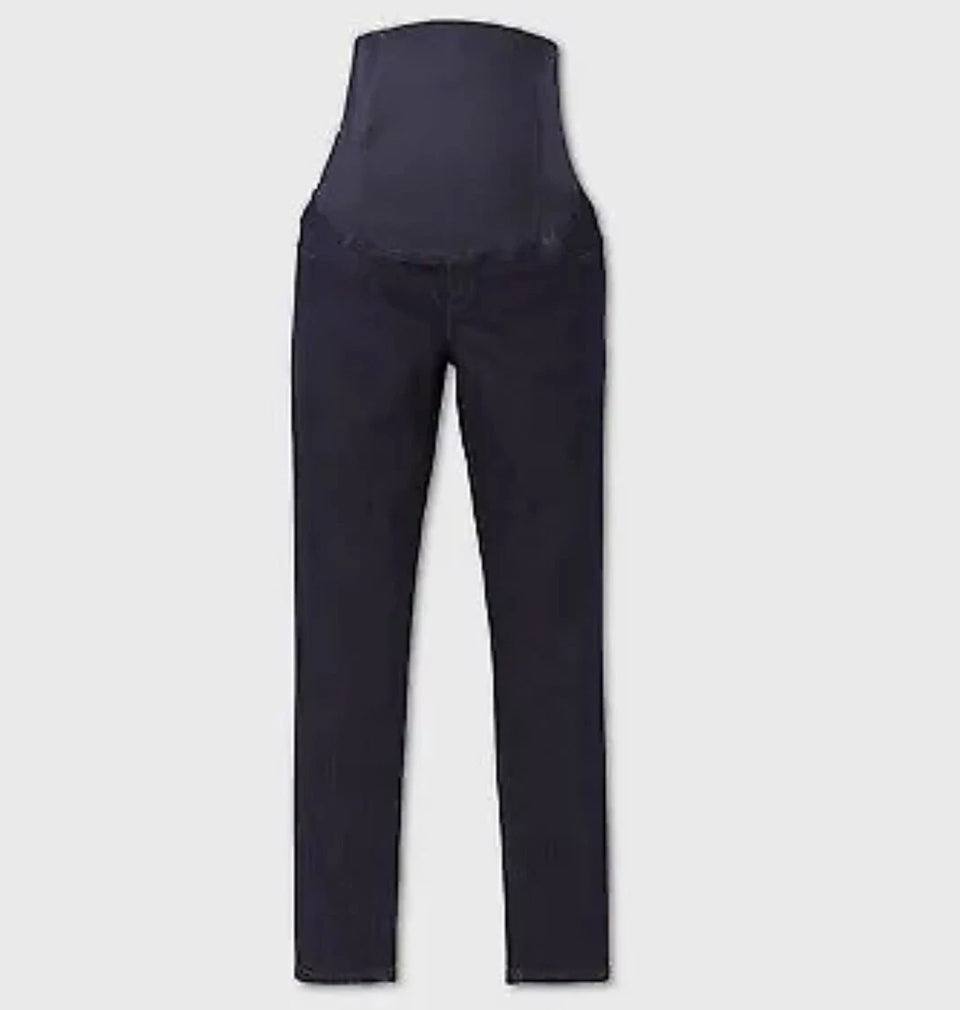 Isabel Women's Navy Over Belly Maternity Jeans | Isabel In Lebanon