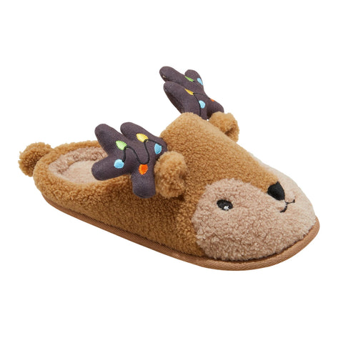 Wondershop Women's Camel Holiday Light up Reindeer Slippers | Wondershop In Lebanon