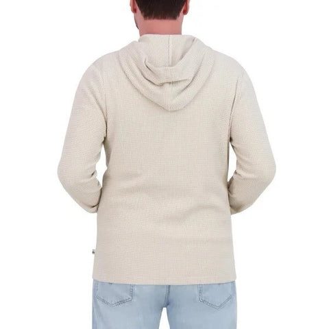 Rainforest Men's Beige Soft Textured Hoodie | Rainforest In Lebanon