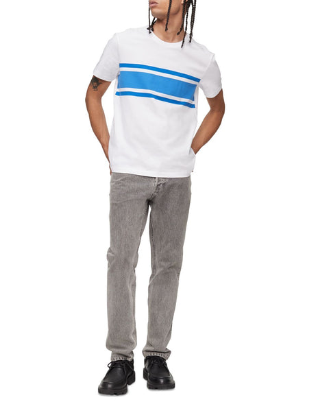 Calvin Klein Men's White T-Shirt ABF780 shr
