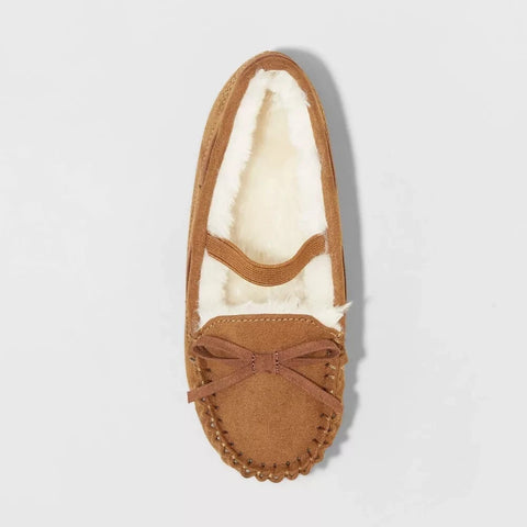 Cat & Jack Girl's Brown Celina Moccasin Slipper |Cat & Jack In Lebanon