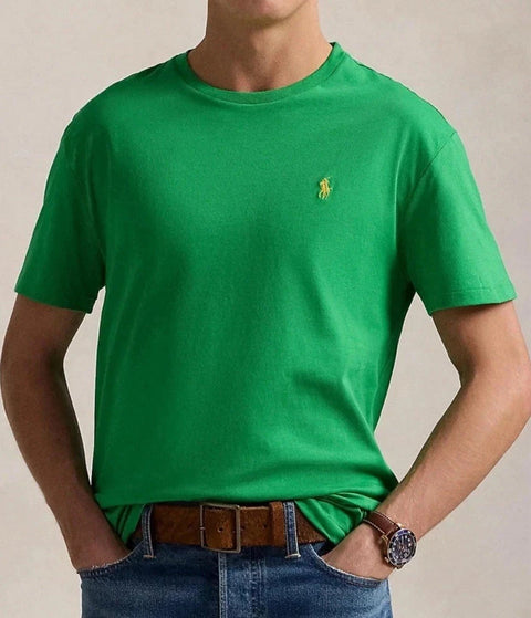 Polo Ralph Lauren Men's Green Crewneck T-Shirt |Polo Ralph Lauren  in Lebanon