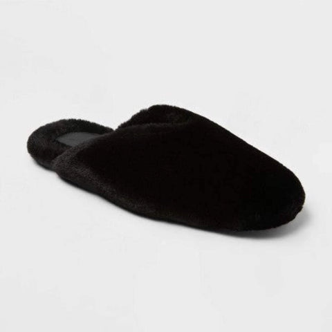 Universal Thread Women's Black Cozy Alpine Kylar Mule Slippers | Universal Thread In Lebanon