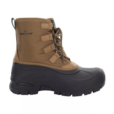 Brand New Staheekum Men's Insulated Snow Boots Brown Black Waterproof