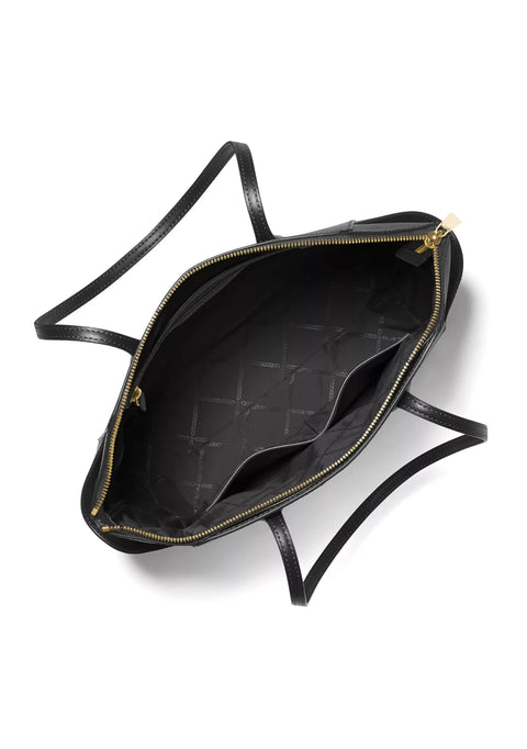Michael Kors Women's Black Marilyn Medium Top-Zip Leather Tote | Michael Kors In Lebanon