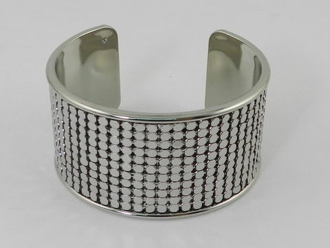 I.N.C. International Concepts Women's Silver Tone Mesh-Look Cuff Bracelet | I.N.C. International Concepts In Lebanon