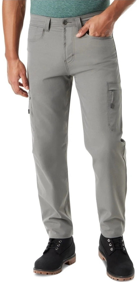 Bass Outdoor Men's Grey Essential Tech Water Repellent Cargo Pants | Bass Outdoor In Lebanon