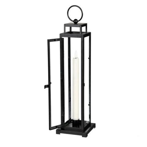 Evergreen Black LED Tapered Candle Tower Lantern 3 Count |Evergreen In Lebanon