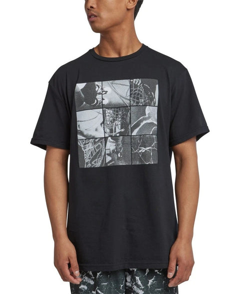 Reebok Men's Black Graphic Print Above the Rim Basketball T-Shirt | Reebok In Lebanon