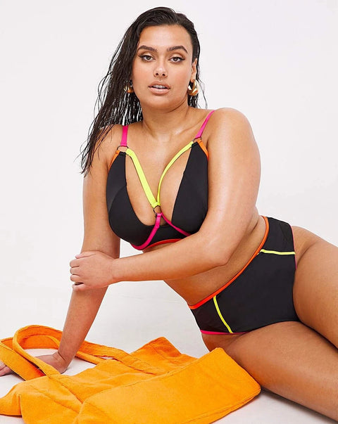 Figleaves Women's Black Curve Euphoria Bikini Top | Figleaves In Lebanon