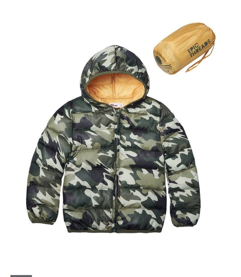 Epic Threads Boy's Camouflage Jacket ABFK213 (ma23)
