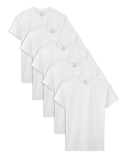 Hanes Boy's White 5pk Crew Neck T-Shirts |Hanes In Lebanon