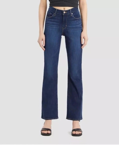Levi's Women's Navy Mid-Rise Classic Bootcut Jeans | Levi's In Lebanon
