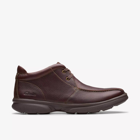 Clarks Men's Dark Brown Leather Bradley Up Casual Shoes | Clarks In Lebanon