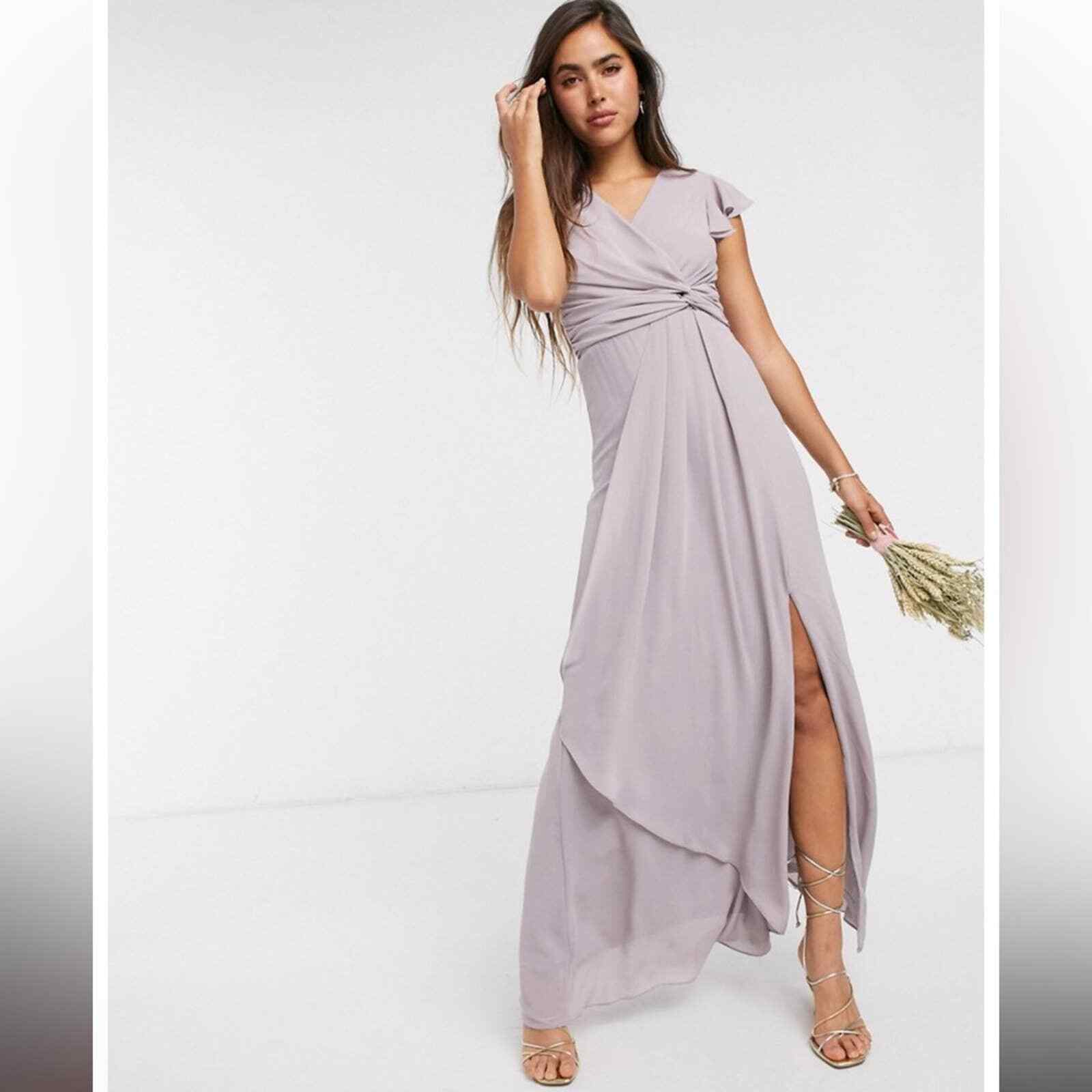 TFNC Women's Light Purple Dress AMF1201