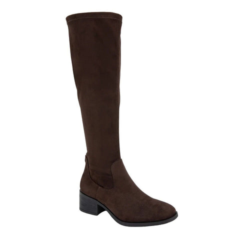 Brand New Kenneth Cole Women's Tall Stretch Boot, Brown