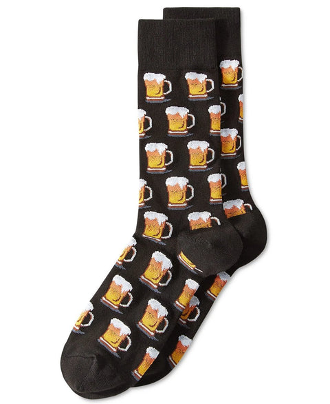 Hot Sox Men's Black Beer Socks | Hot Sox In Lebanon
