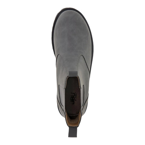 JBU Men's Grey Kai Slip & Water-Resistant Chelsea Boots | JBU In Lebanon