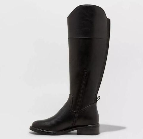 A New Day Women's Black Sienna Tall Knee-High Boots|A New Day In Lebanon