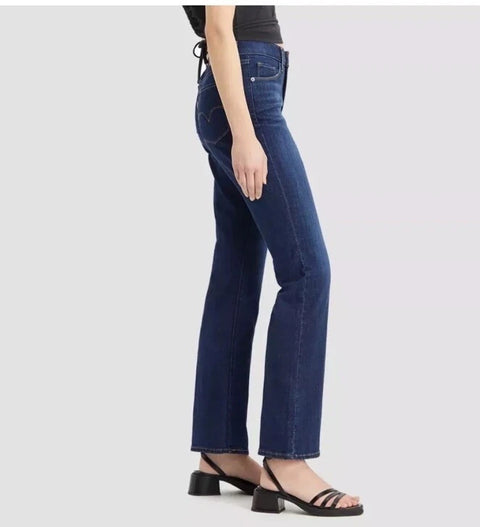 Levi's Women's Navy Mid-Rise Classic Bootcut Jeans | Levi's In Lebanon