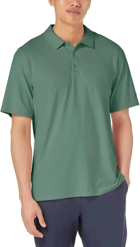 Kirkland Signature Men’s Green Regular Fit Performance Polo T-Shirt | Kirkland Signature In Lebanon