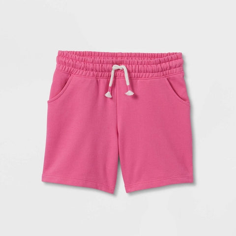 Cat & Jack Girl's Pink Knit Midi Pull On Short | Cat & Jack In Lebanon