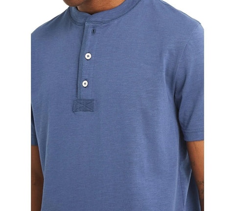 Nautica Men's Blue Classic-Fit Solid Henley T-Shirt|Nautica In Lebanon