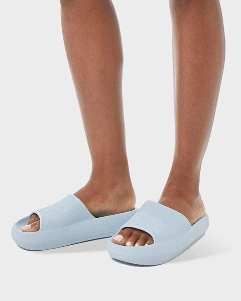 32 Degrees Unisex Baby Blue Cushion Slide Slipper | 32 Degrees In Lebanon