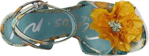 Circus NY by Sam Edelman Women's Mint & Yellow Aria Flower Ankle Strap Sandal | Circus NY In Lebanon