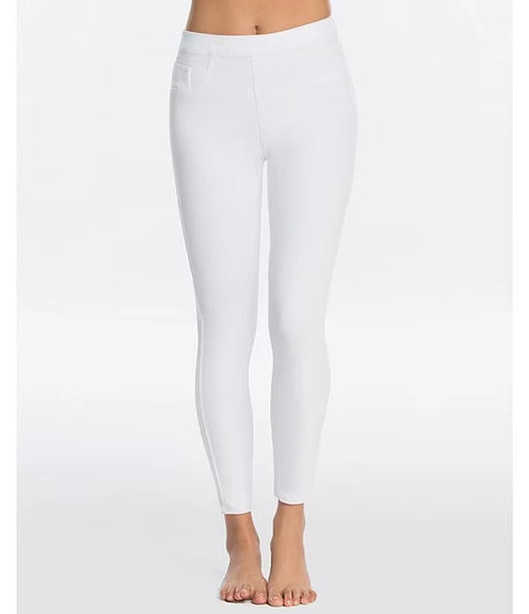 Assets by Spank Women's White Skinny Shape Denim Leggings | Assets In Lebanon