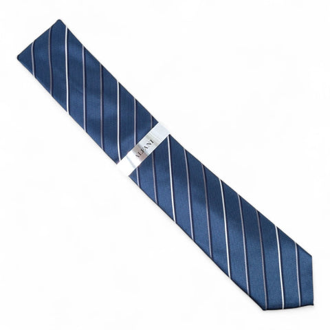 Alfani Men's Navy Belwood Slim Stripe Tie | Alfani In Lebanon