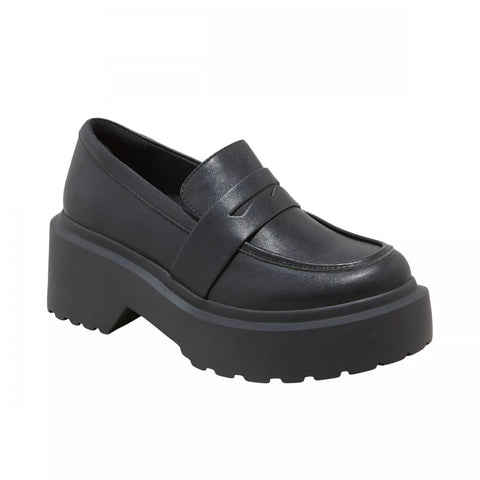 Wild Fable Women's Black Lacy Loafer Flats Casual Shoes | Wild Fable In Lebanon