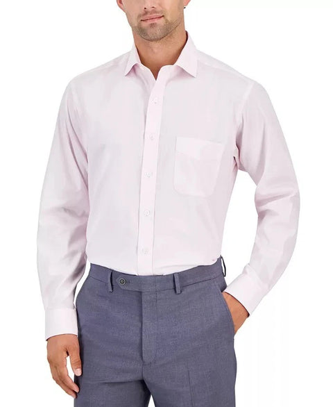 Club Room Men's Light Pink Performance Regular-Fit Shirt |Club Room In Lebanon
