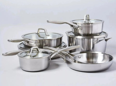 Calphalon Premier Tri-Ply 12-piece Stainless Steel Cookware Set| Calphalon Premier In Lebanon