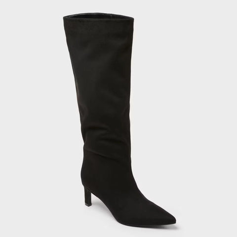 A New Day Women's Black Justice Heeled Boots|A New Day In Lebanon
