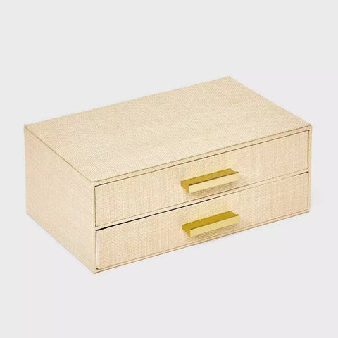 A New Day Women's Two Drawer Woven Jewelry Organizer |A New Day In Lebanon