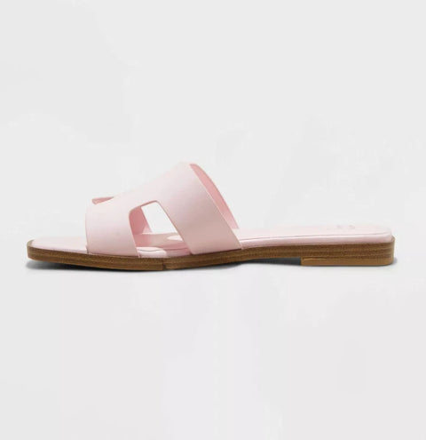 A New Day Women's Pink Nina Raffia H-Band Slipper | A New Day In Lebanon