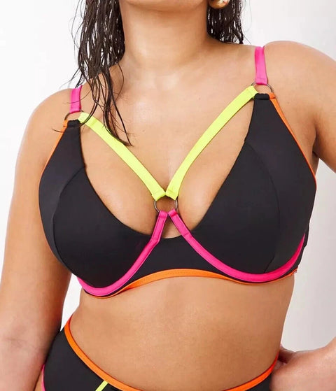 Figleaves Women's Black Curve Euphoria Bikini Top | Figleaves In Lebanon