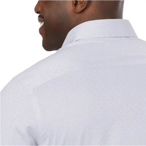 Calvin Klein Men's Blue Checkered Wrinkle Free Fresh Regular Fit Stretch Shirt |Calvin Klein In Lebanon