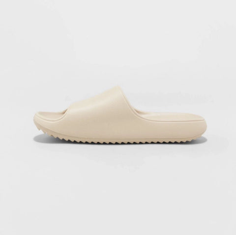 Wild Fable Women's Beige Robbie Slide Slippers | Wild Fable In Lebanon