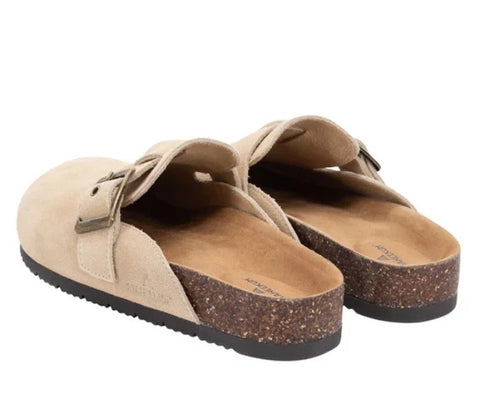Staheekum Women's Beige Crescent Slippers | Staheekum In Lebanon
