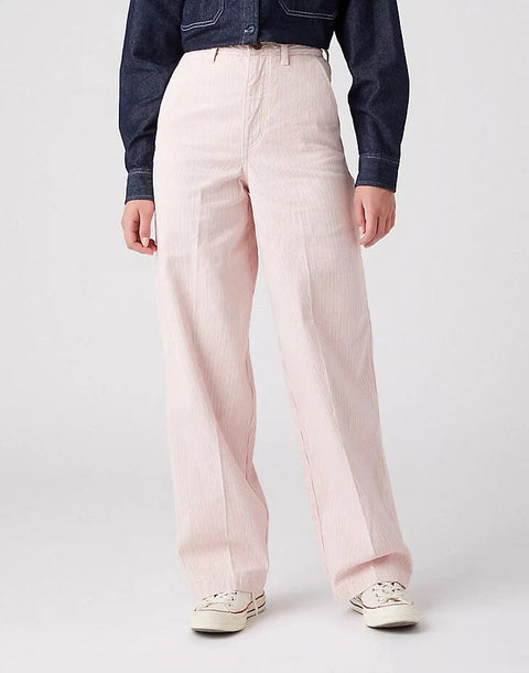 Wrangler Women's Pink Hickory Striped Casey Jones Carpenter Jeans | Wrangler In Lebanon