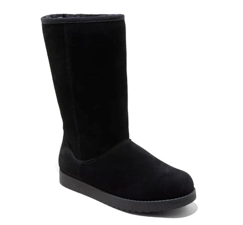 Universal Thread Women's Black Sarah Suede Shearling Winter Boots |Universal Thread In Lebanon