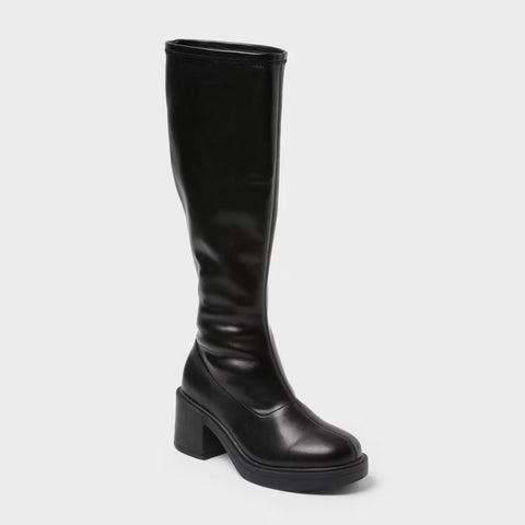 Wild Fable Women's Black Danika Tall Stretch Boots with Memory Foam Insole | Wild Fable In Lebanon