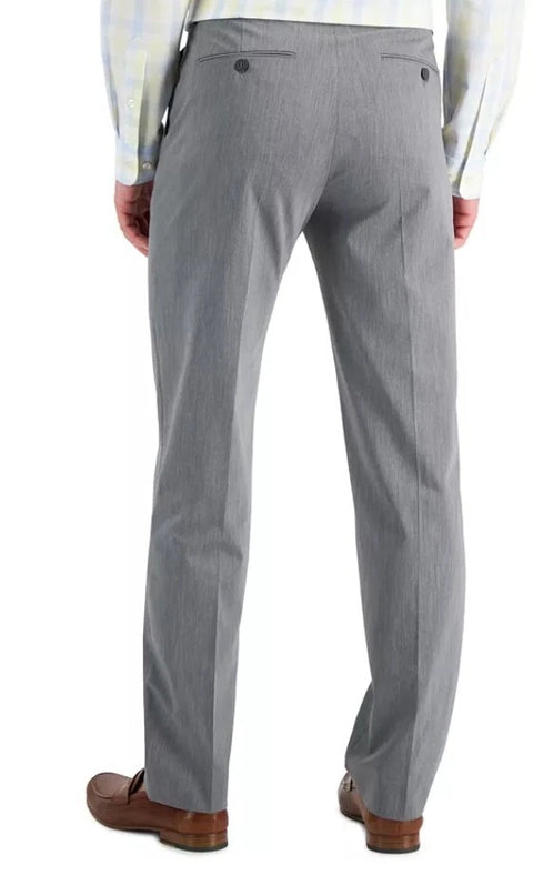 Nautica Men's Gray Modern-Fit Bi-Stretch Suit Pants Trousers | Nautica In Lebanon